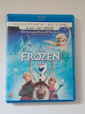 Disney Frozen Collector's Edition Blu-ray + DVD 2-Disc Combo VG